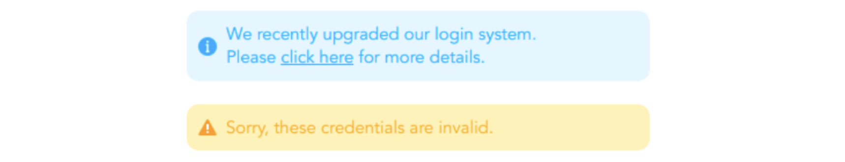 How to Fix Sorry the Credentials you are Using are Invalid